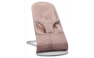 Шезлонг для немовлят BabyBjorn Bouncer BLISS Mesh Dusty Pink