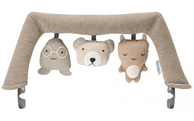Дуга з іграшками на шезлонг BabyBjorn Balance Soft Friends, Neutrals