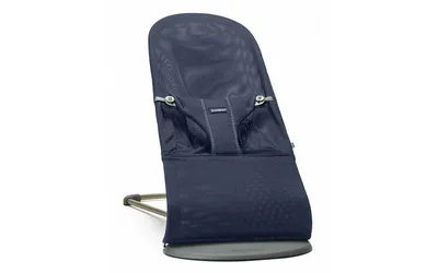 Шезлонг для немовлят BabyBjorn Bouncer BLISS Mesh Navy Blue
