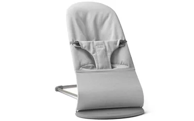 Шезлонг для немовлят BabyBjorn Bouncer BLISS Woven Light Grey Melange
