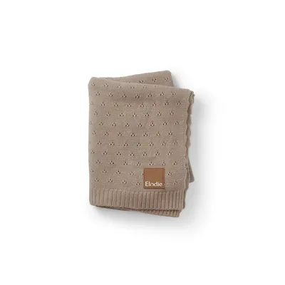 Плед Elodie Details Pointelle Blanket Tender Taupe
