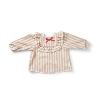 Нагрудник з рукавами для годування Elodie Details Longsleeved Baby Bib Candy Stripes