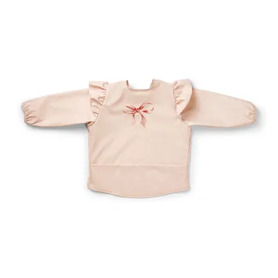 Нагрудник з рукавами для годування Elodie Details Longsleeved Baby Bib Rosy Bow 