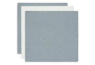 Муслінові пелюшки Jollein Small 70×70, Twinkling, морська зелень, 3 шт.