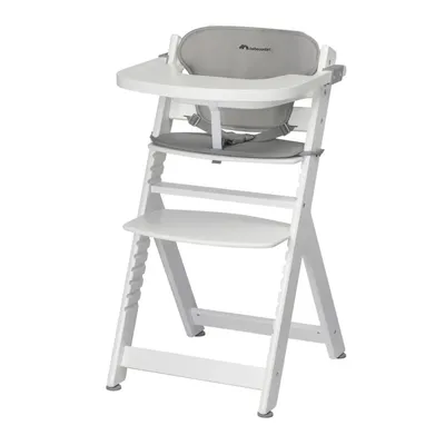 Стільчик для годування з вкладишем BEBE CONFORT Timba White/Gray