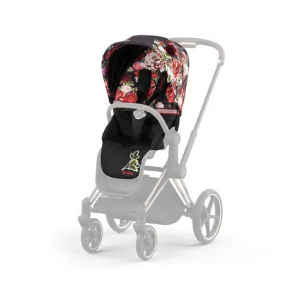 Чохол тканинний для прогулянкового блоку Cybex Priam Spring Blossom Dark