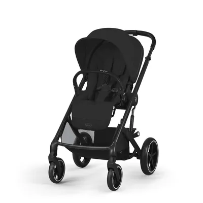 Прогулянкова коляска Balios S Lux BLK Moon Black (з бампером)