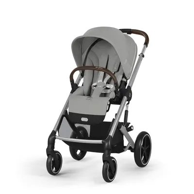 Прогулянкова коляска Balios S Lux SLV Stone Grey (з бампером)