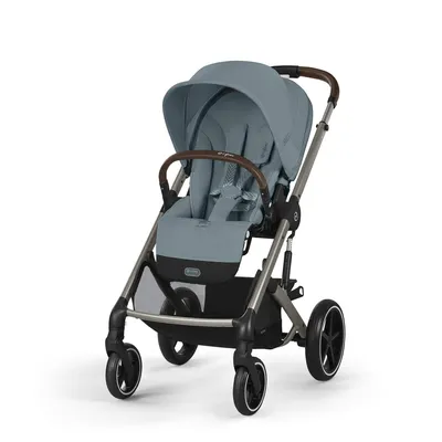 Прогулянкова коляска Balios S Lux TPE Stormy Blue (з бампером)