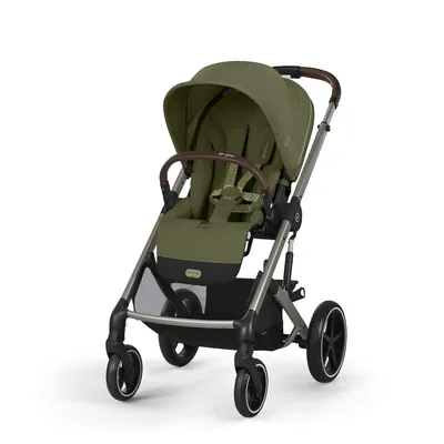 Прогулянкова коляска Balios S Lux TPE Moss Green (з бампером)
