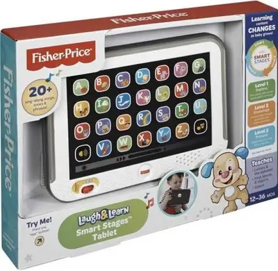 Інтерактивна іграшка Fisher-Price Smart stages Розумний планшет українською (FBR86)