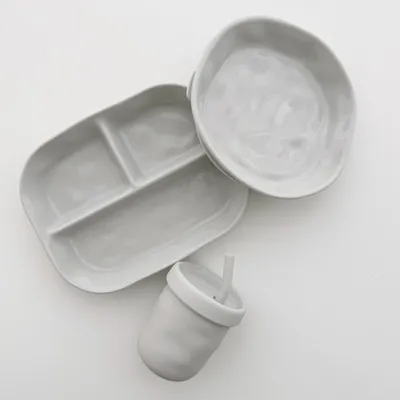 Набір для годування HEORSHE Ripple Gray