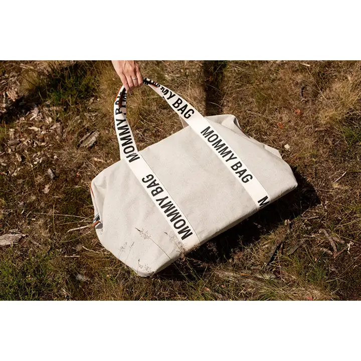 Сумка Childhome Mommy bag Signature canvas off white, арт. CWMBBSCOW — Photo 29