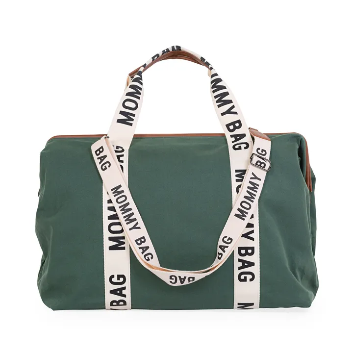 Сумка Childhome Mommy bag Signature canvas green, арт. CWMBBSCGR — Photo 23
