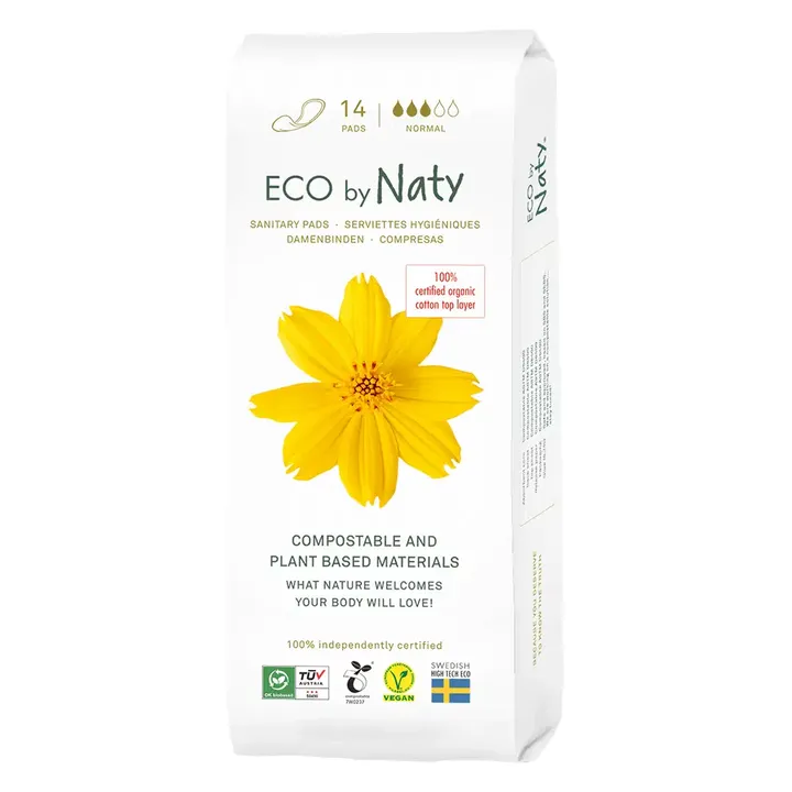 Органічні прокладки Eco by Naty Normal 14 шт без крилець — Photo 15