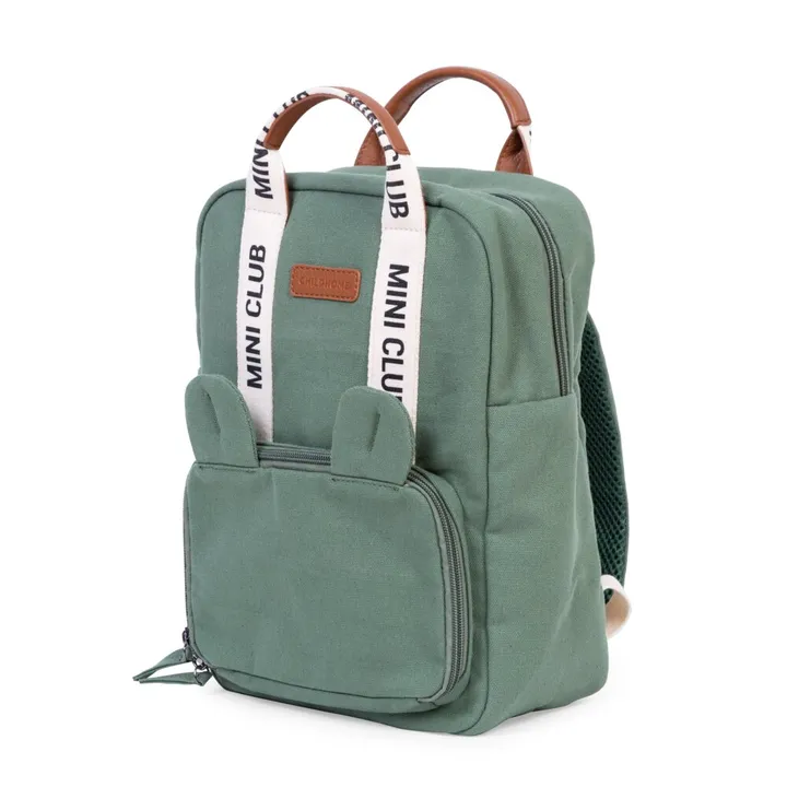 Рюкзак дитячий Childhome Mini Club canvas green, арт. CWKIDSCGR — Photo 15