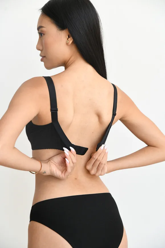 Бюстгальтер для вагітних та годування 556 Black — Photo 12