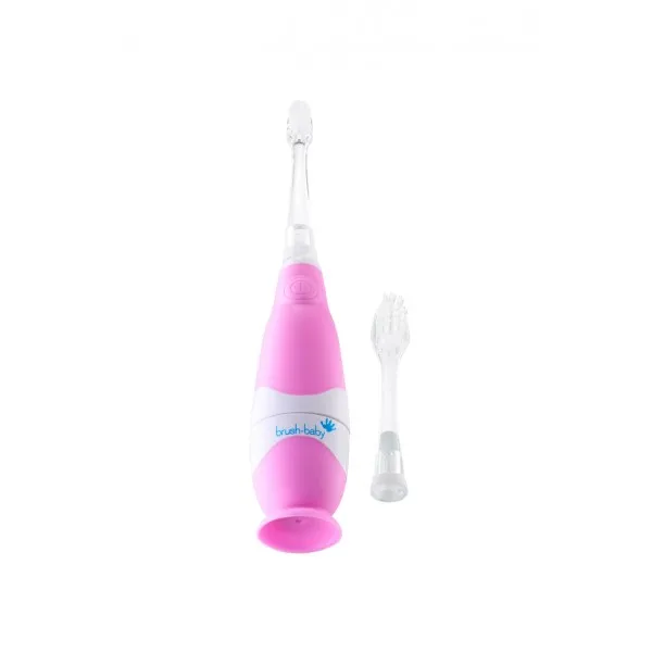 Електрична зубна щітка BabySonic (від 0 до 3 років) - Pink, (Brush-baby) — Photo 6
