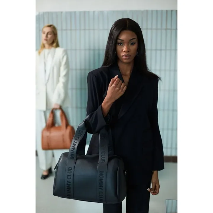 Сумка Childhome Mommy club Signature vegan leather black, арт. CWMCSLBL — Photo 14