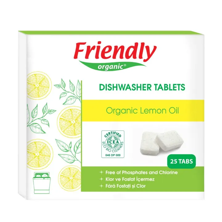 Органічні таблетки для посудомийної машини Friendly Organic 25 шт — Photo 15