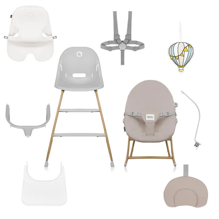 Стільчик для годування Lionelo DALIA SET GREY STONE — Photo 11