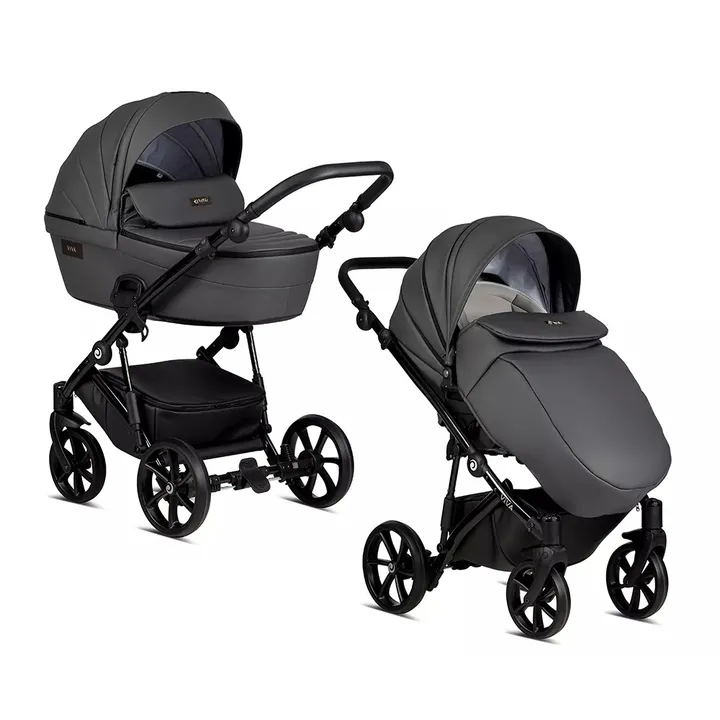 Коляска універсальна TUTIS VIVA4 LEATHER Shadow grey — Photo 5