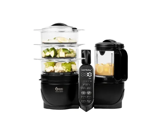 Блендер-пароварка Babymoov Nutribaby+XL Black — Photo 7