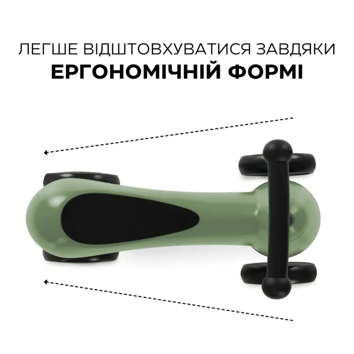 Біговел дитячий Hauck 1st Ride Four Matt Green — Photo 10