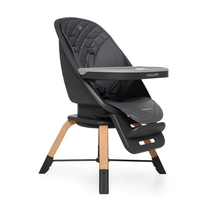 Стільчик для годування Muuvo Choc2 Graphite New — Photo 14