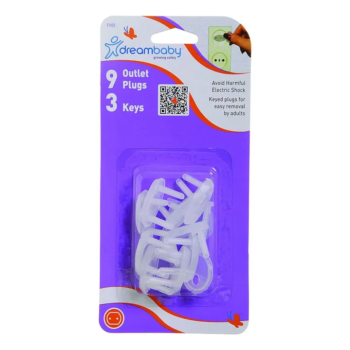 Заглушки для розеток DreamBaby 9 заглушок/3 ключі EURO — Photo 4