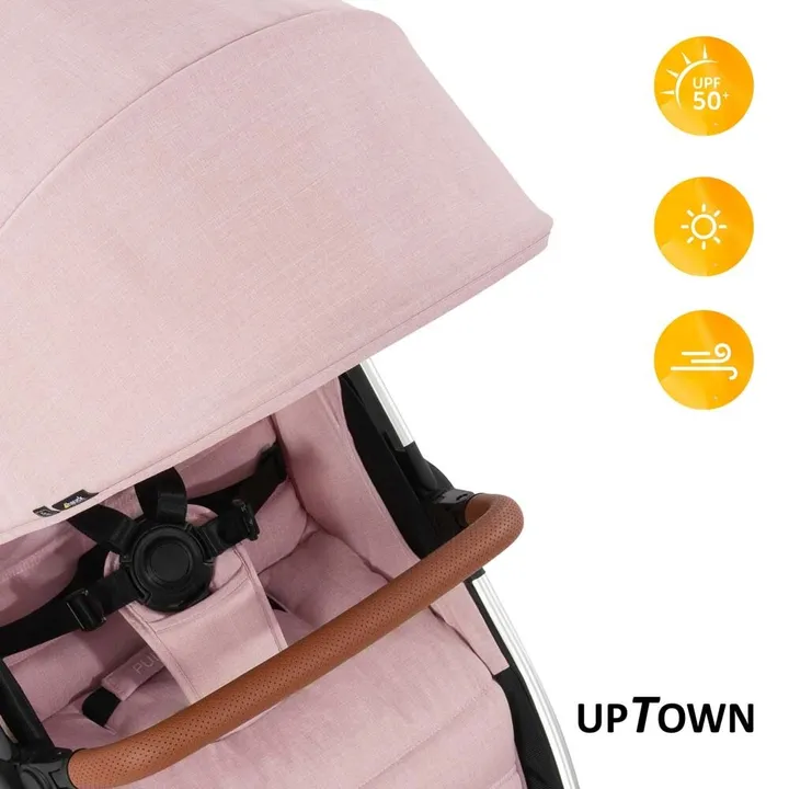 Коляска прогулянкова Hauck Uptown Melange Rose — Photo 8