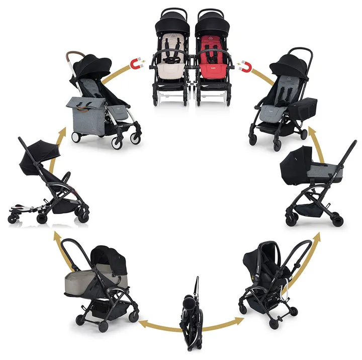 Коляска прогулянкова Bumprider Connect3 Black-Teal — Photo 10