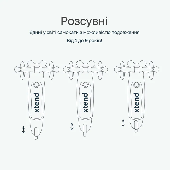 Самокат smarTrike Xtend Mini-ride White — Photo 12