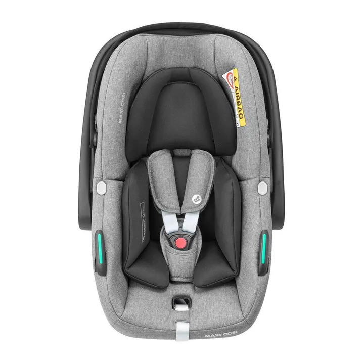 Коляска MAXI-COSI ZELIA S TRIO Grey (Black Frame/Brown Leather + CabrioFix S i-Size + сумка) — Photo 15