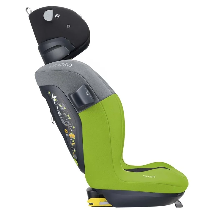 Автокрісло Swandoo Charlie i-Size 2025 (Lime/Sesame Grey) — Photo 11