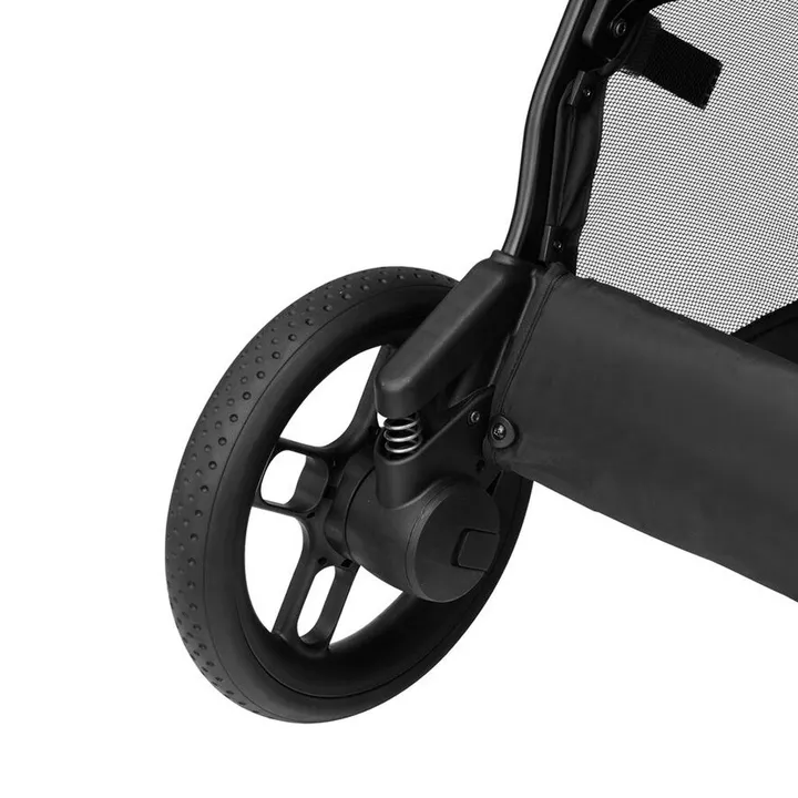 Коляска MAXI-COSI ZELIA S TRIO Dark Grey (Black Frame/Brown Leather + CabrioFix S i-Size + сумка) — Photo 20