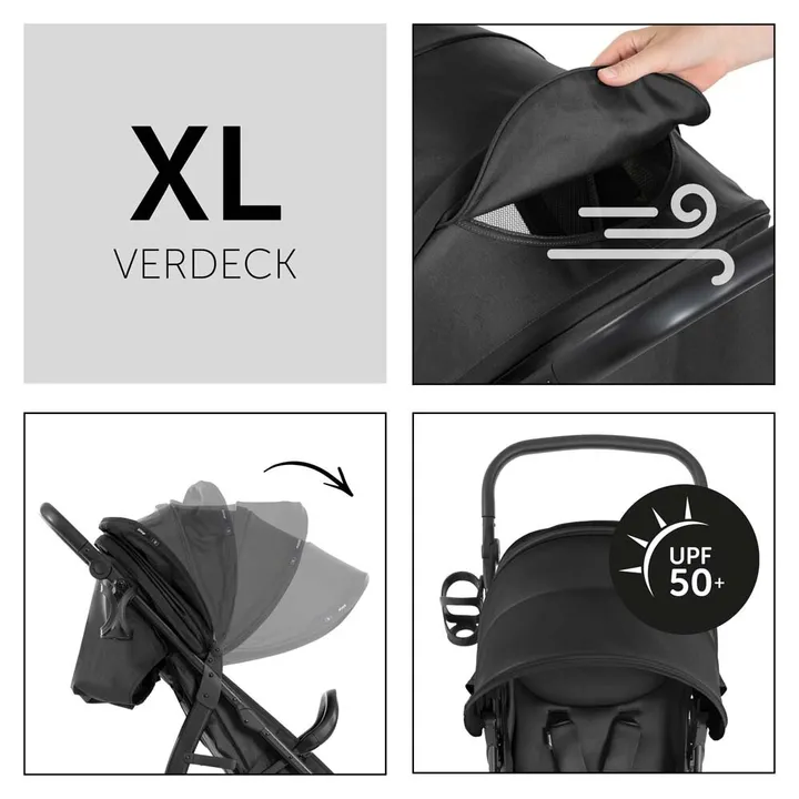 Коляска прогулянкова Hauck Rapid 4D Black — Photo 8