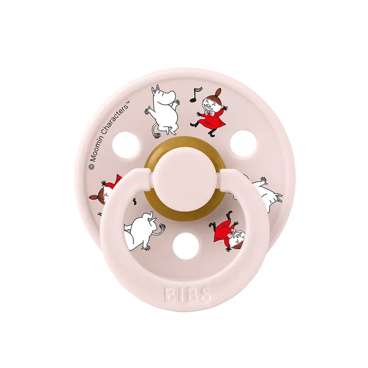 Пустушка BIBS x Moomins Colour Latex Round (кругла) Dancing Friends – Petal (6-18 міс) — Photo 6