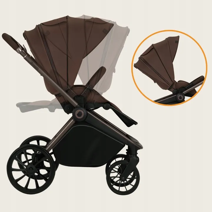 Універсальна коляска 3 в 1 Lionelo MIKA PLUS 3IN1 MOCHA MOUSSE — Photo 6