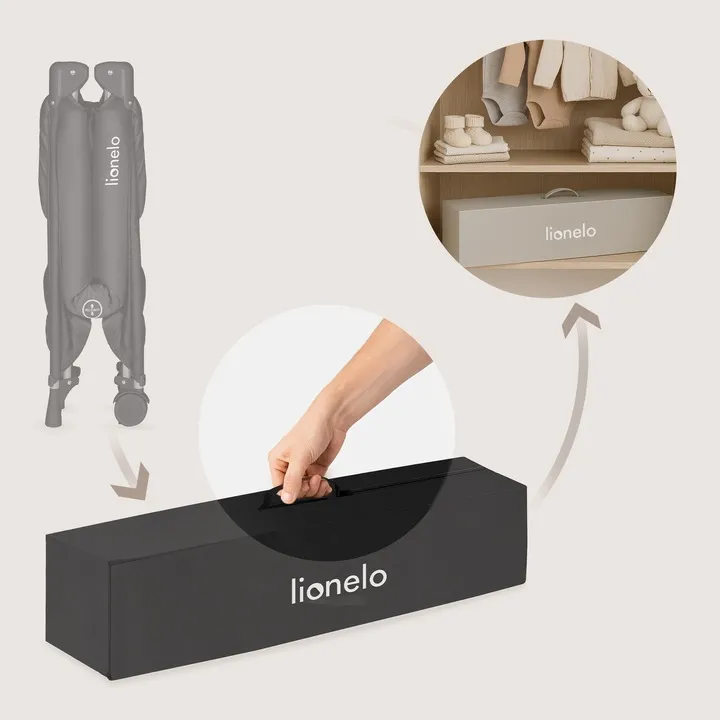 Манеж Lionelo AMELIE BLACK CARBON — Photo 9