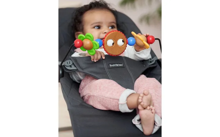 Дуга з іграшками на шезлонг BabyBjorn Balance Googly Eyes Bright — Photo 8