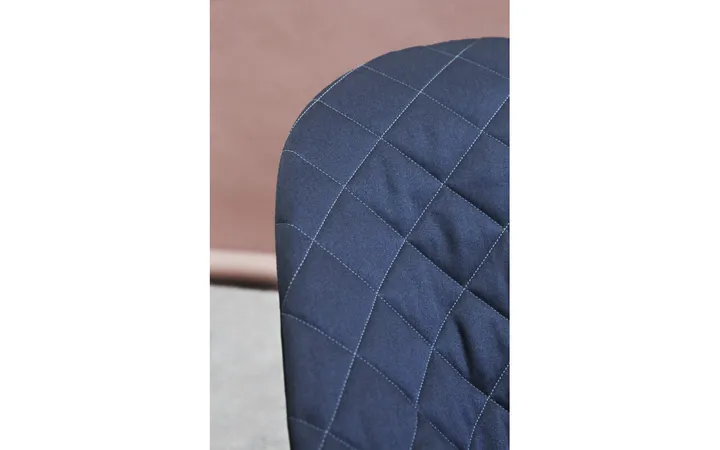 Шезлонг для немовлят BabyBjorn Bouncer BLISS Woven Navy Blue Classic Quilt — Photo 12