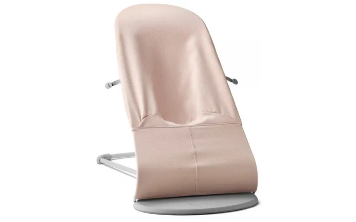Шезлонг для немовлят BabyBjorn Bouncer BLISS Woven Light Pink Melange — Photo 22