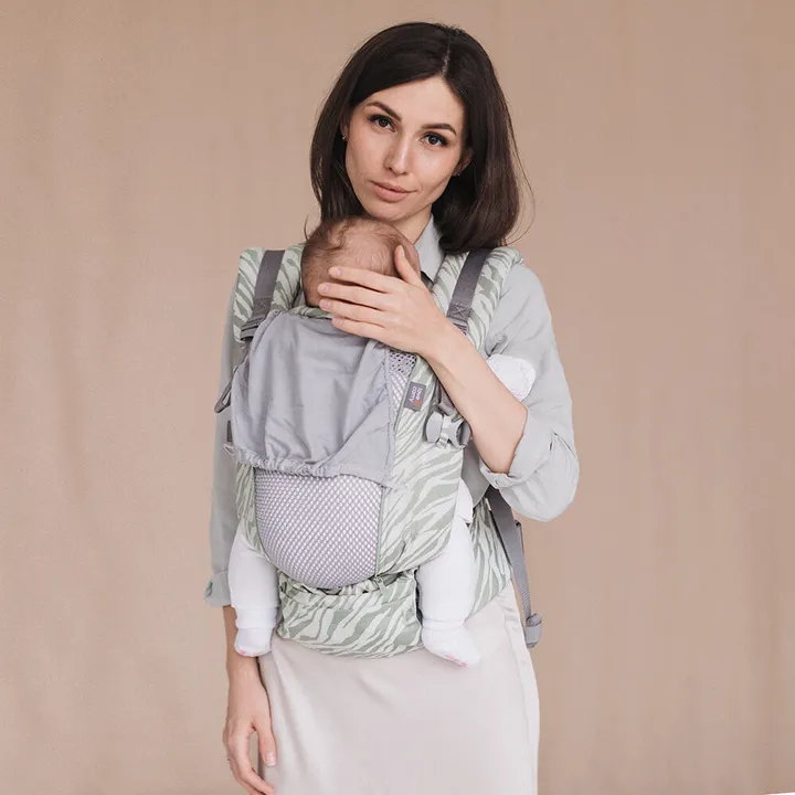 Ерго-рюкзак Love &amp; Carry ONE Cotton+Bamboo Лемонграс — Photo 6