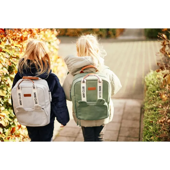 Рюкзак дитячий Childhome Mini Club canvas green, арт. CWKIDSCGR — Photo 17