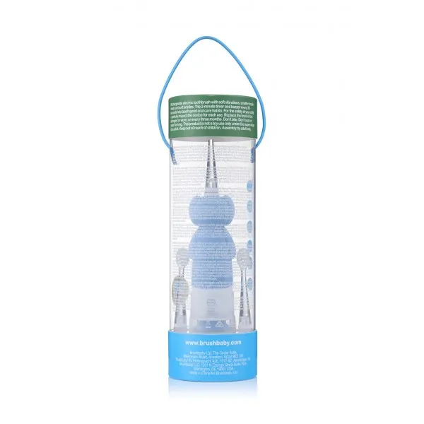 Електрична зубна щітка Sonic Toothbrush (0-10 років) - Слоник, (Brush-baby) — Photo 8