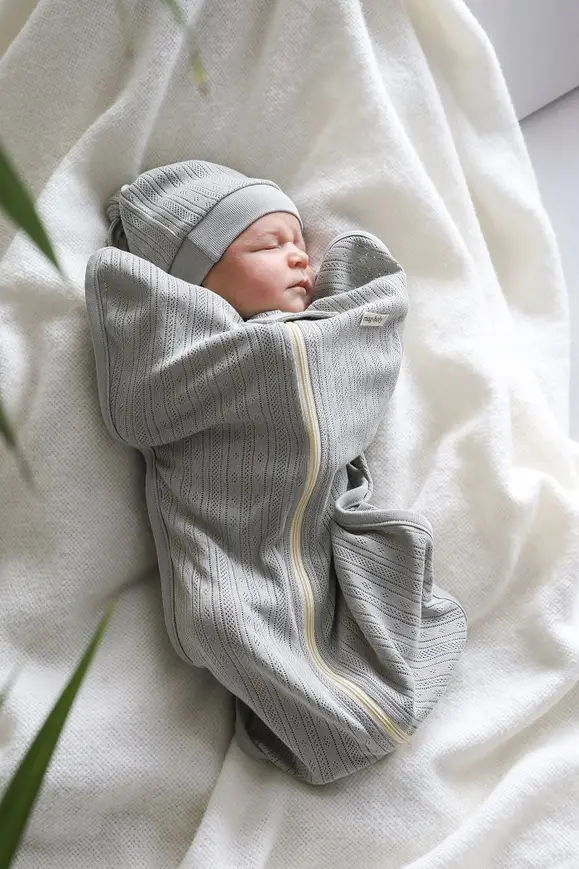 Євро пелюшка на блискавці з шапочкою Wind, 0-3 міс — Photo 4