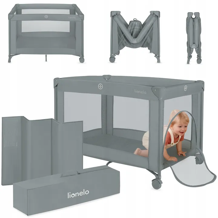 Манеж Lionelo AMELIE GREY CONCRETE — Photo 4