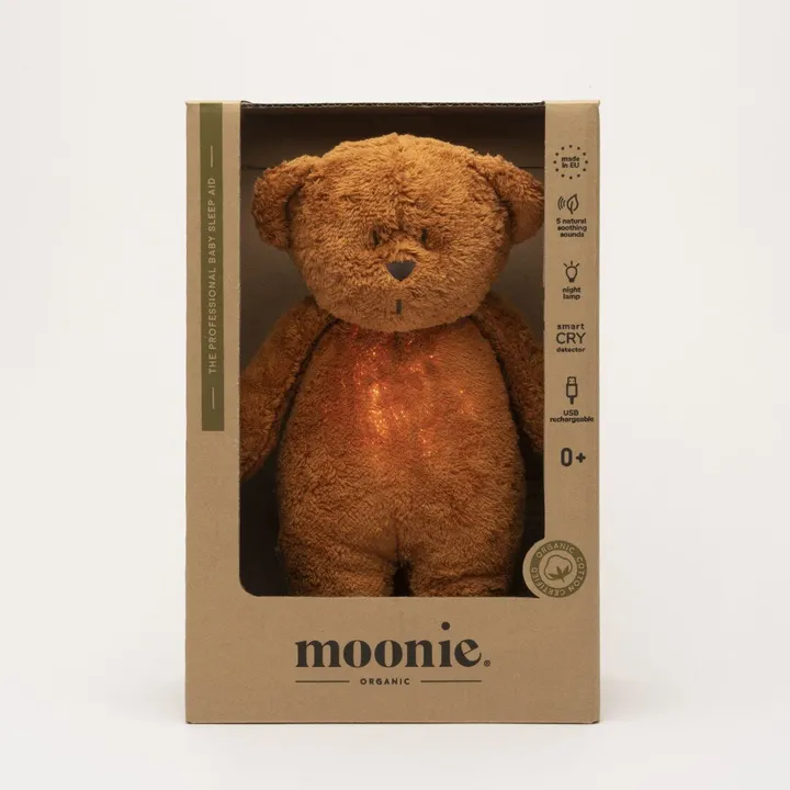 Співаючий ведмедик з нічником MOONIE Caramel Natur — Photo 3