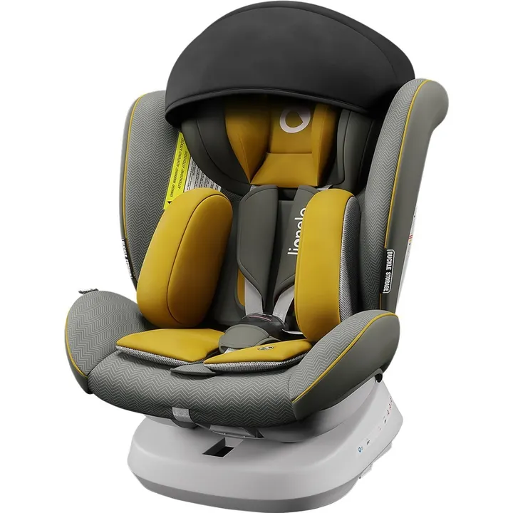 Дитяче автокрісло Lionelo BASTIAAN ONE YELLOW MUSTARD — Photo 4